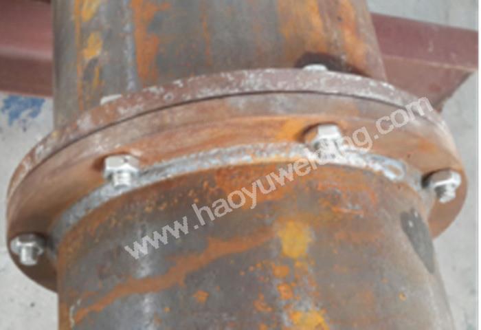 Machin tiyo bride otomatik Automatic Pipe Flange Welding Machine